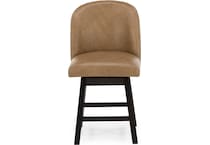 ashy brown inch & over bar seat stool   