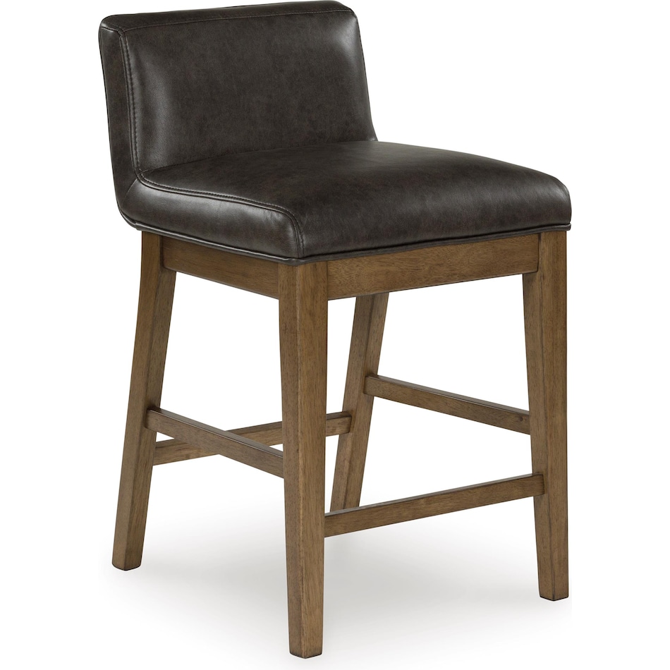 ashy brown inch & over bar seat stool   