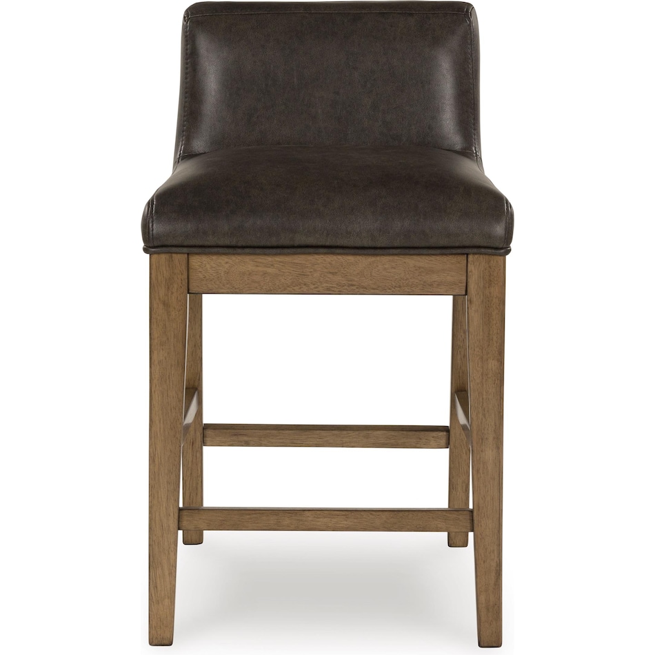 ashy brown inch & over bar seat stool   