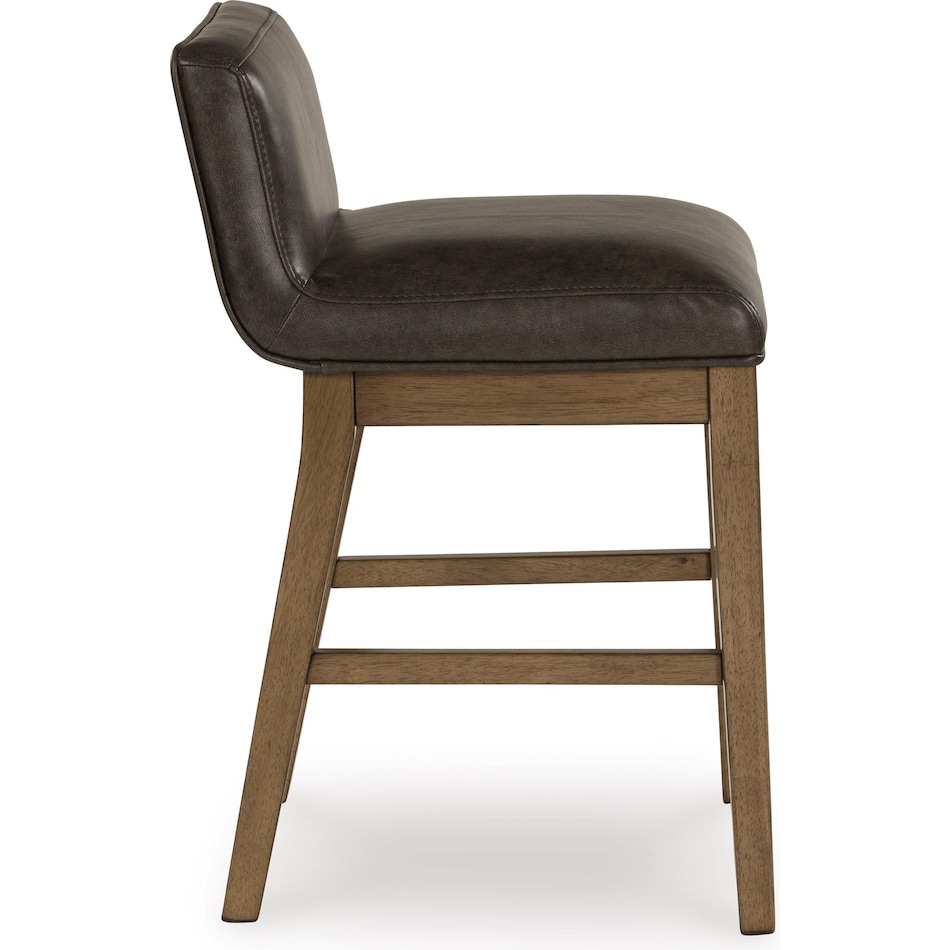 ashy brown inch & over bar seat stool   