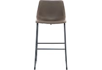 ashy brown inch & over bar seat stool   
