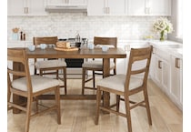 ashy brown inch & over bar seat stool lifestyle image   