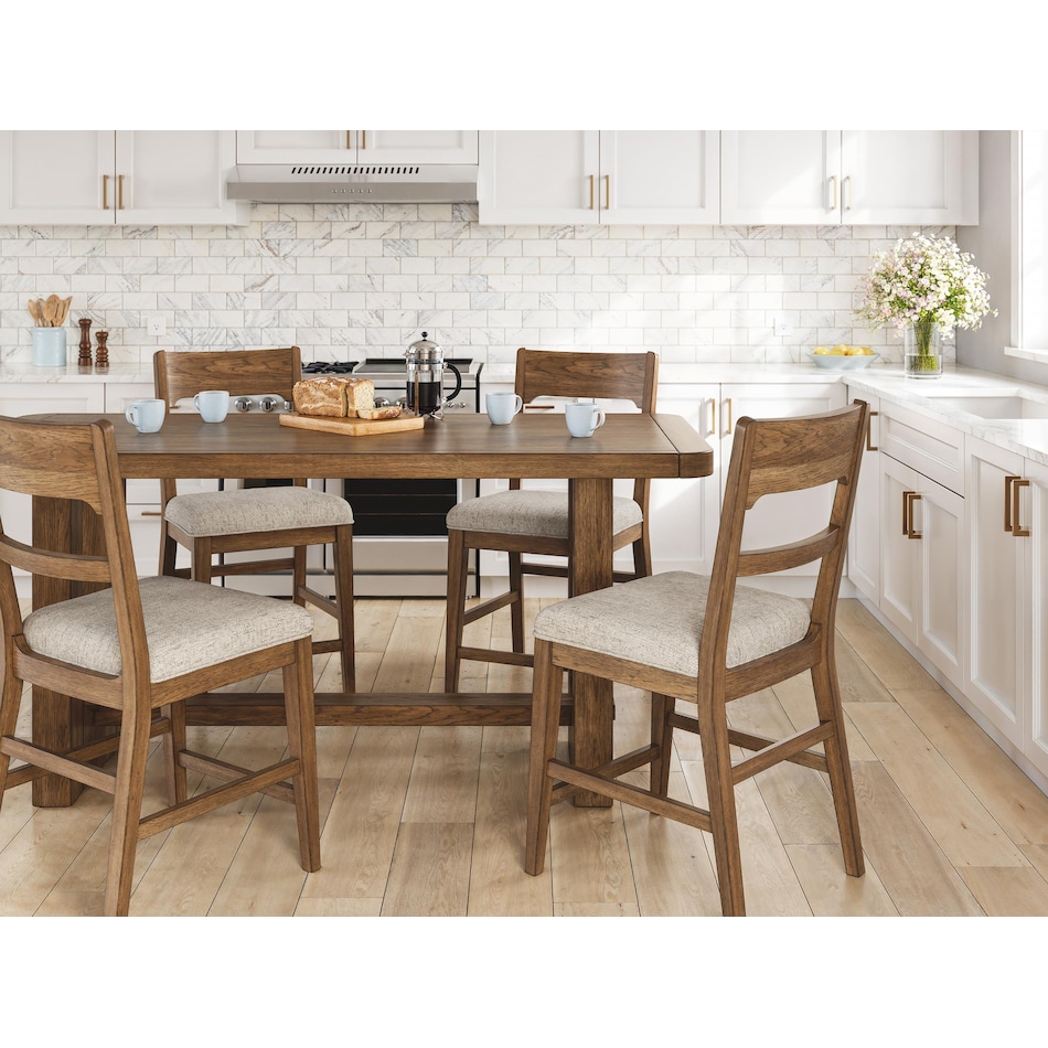 ashy brown inch & over bar seat stool lifestyle image   