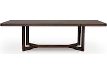 ashy brown inch standard height rectangle   