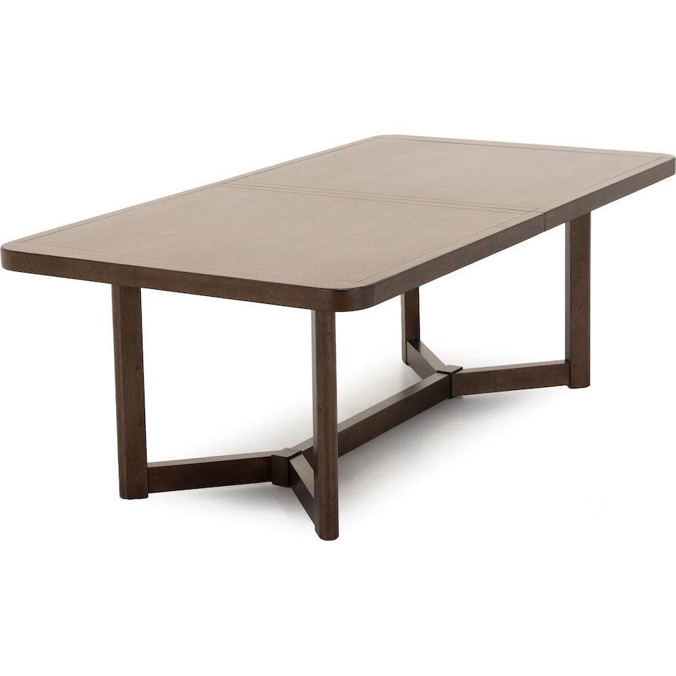 ashy brown inch standard height rectangle   