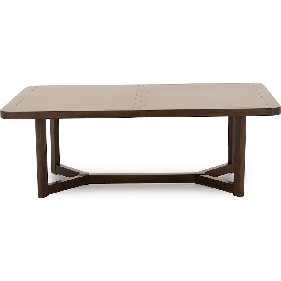 ashy brown inch standard height rectangle   