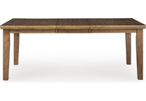 ashy brown inch standard height rectangle   