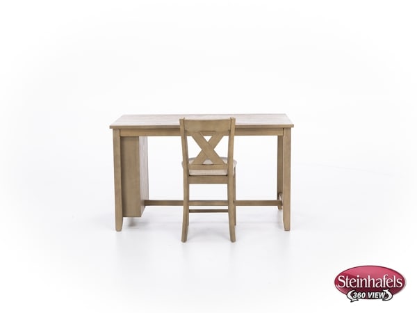 ashy brown inch counter height rectangle  image   