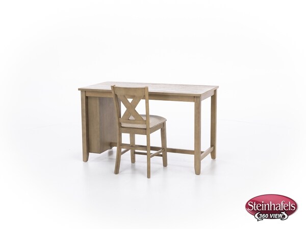 ashy brown inch counter height rectangle  image   