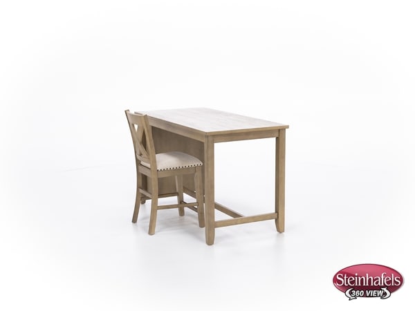 ashy brown inch counter height rectangle  image   