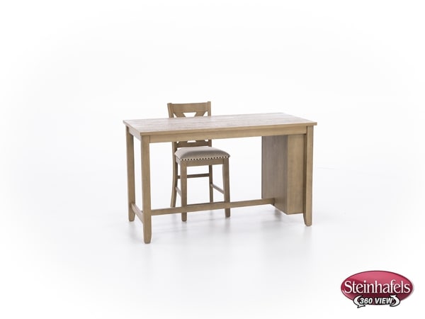 ashy brown inch counter height rectangle  image   