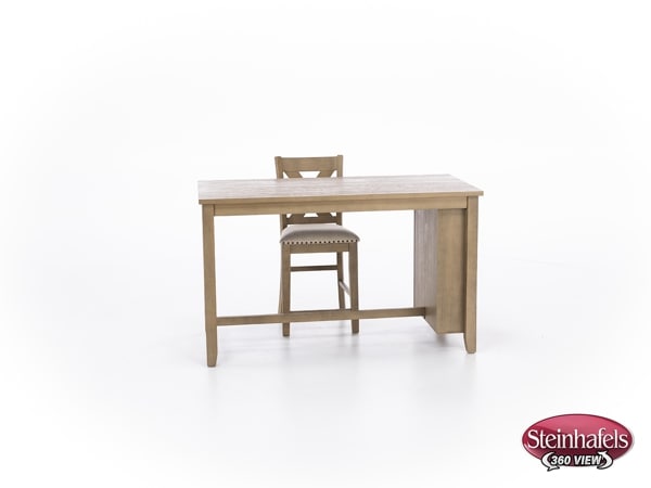 ashy brown inch counter height rectangle  image   