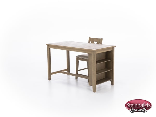 ashy brown inch counter height rectangle  image   