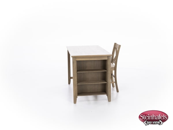 ashy brown inch counter height rectangle  image   