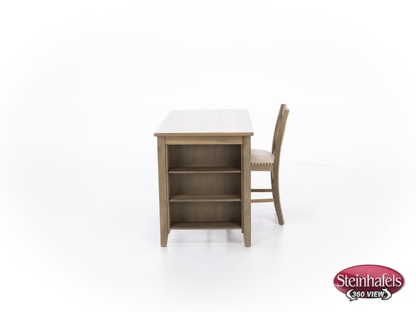 ashy brown inch counter height rectangle  image   