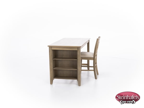 ashy brown inch counter height rectangle  image   