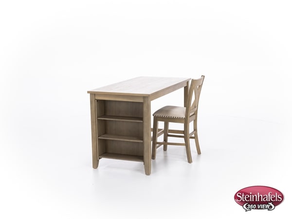 ashy brown inch counter height rectangle  image   