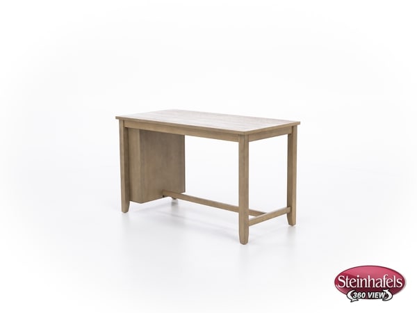 ashy brown inch counter height rectangle  image   