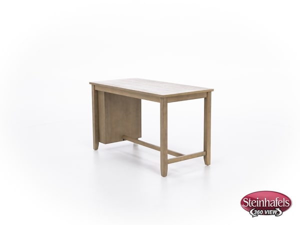 ashy brown inch counter height rectangle  image   