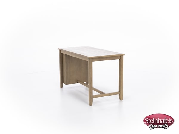 ashy brown inch counter height rectangle  image   