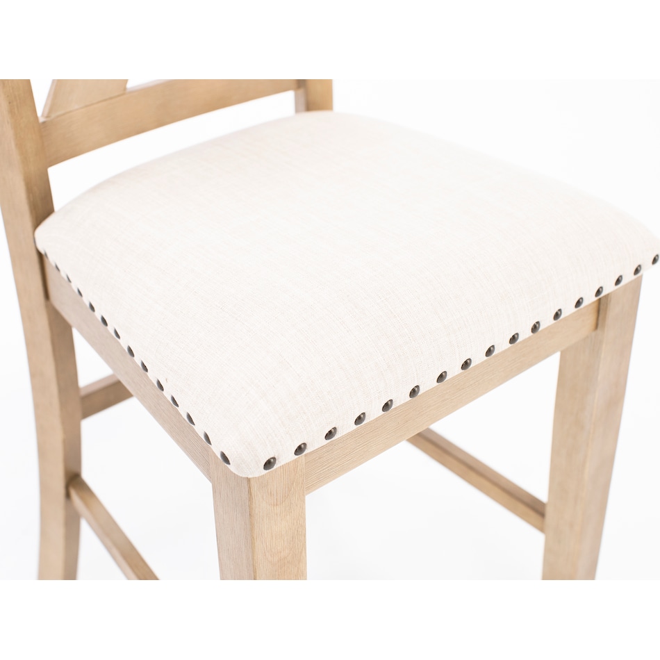 ashy brown inch counter height rectangle   