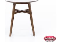 ashy brown inch counter height round oval  image   