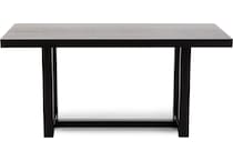 ashy brown inch bar height table rectangle   