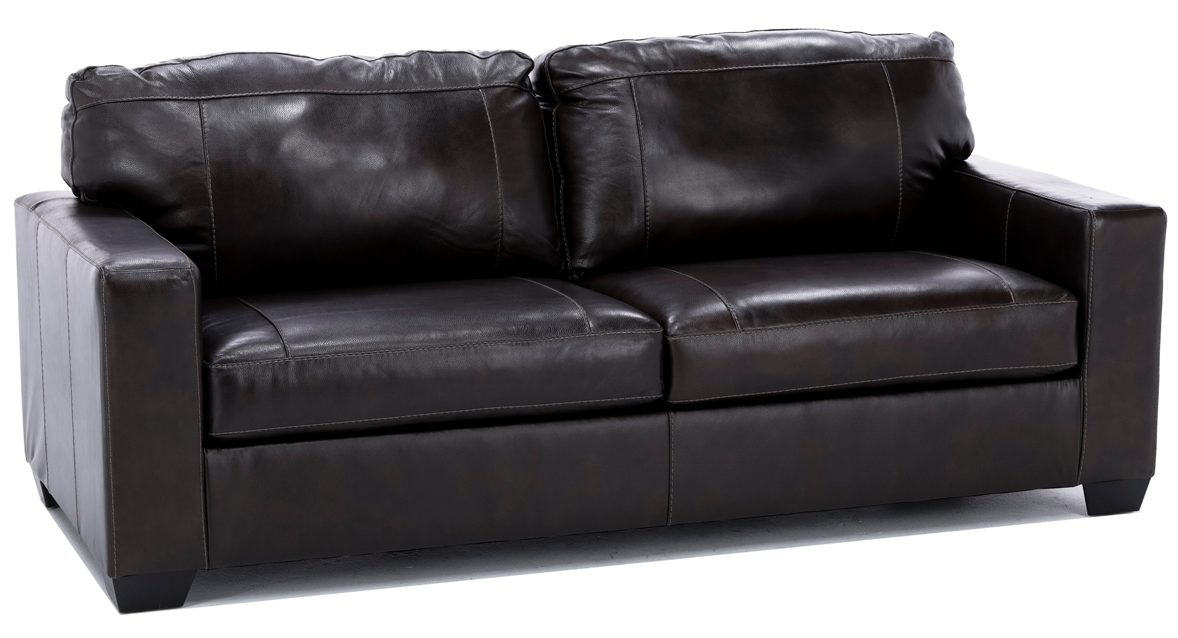 Spencer Leather Sofa in Brown Steinhafels
