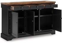 ashy brown black back bar   