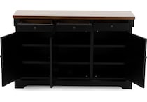 ashy brown black back bar   