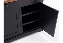 ashy brown black back bar   