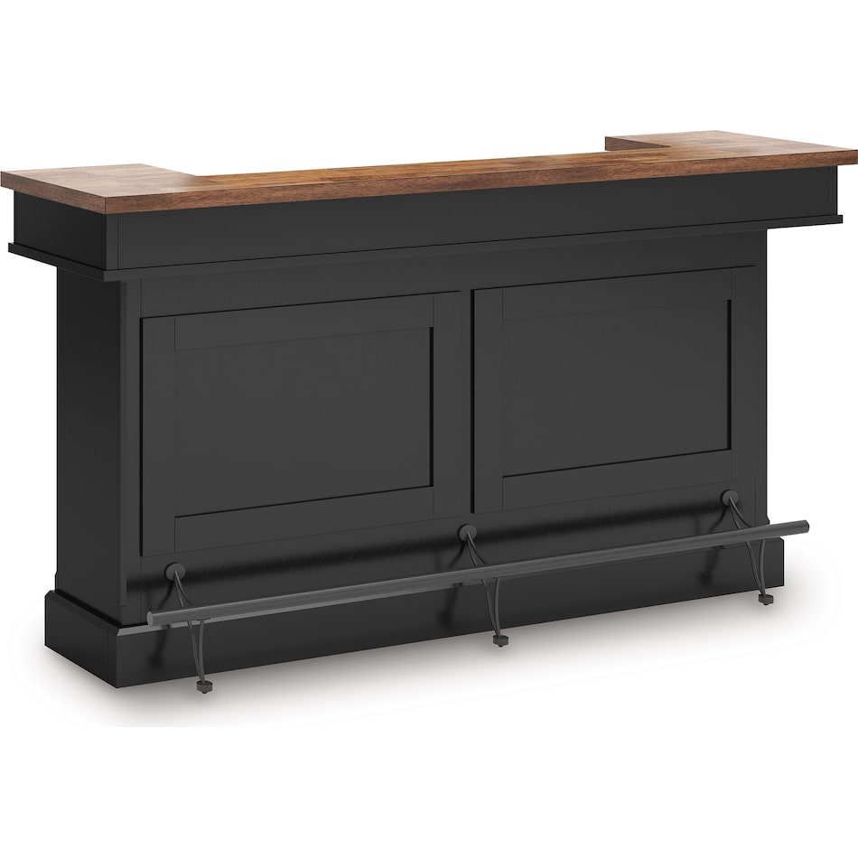 ashy brown black bar   