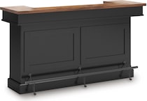 ashy brown black bar   