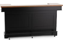 ashy brown black bar   