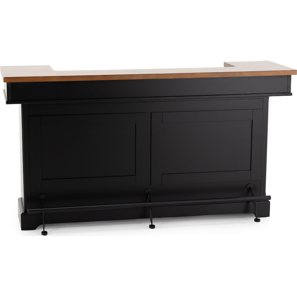 ashy brown black bar   