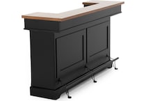 ashy brown black bar   