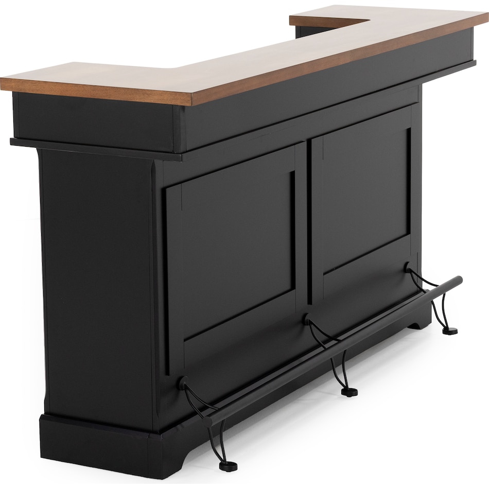 ashy brown black bar   