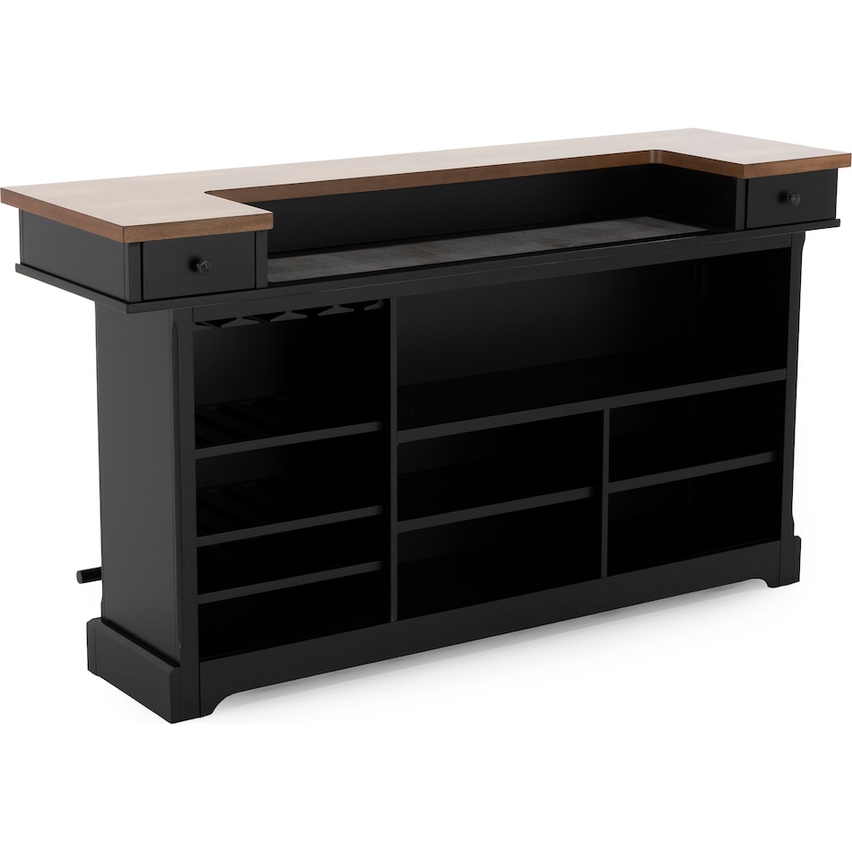 ashy brown black bar   