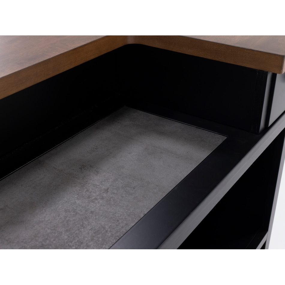 ashy brown black bar   