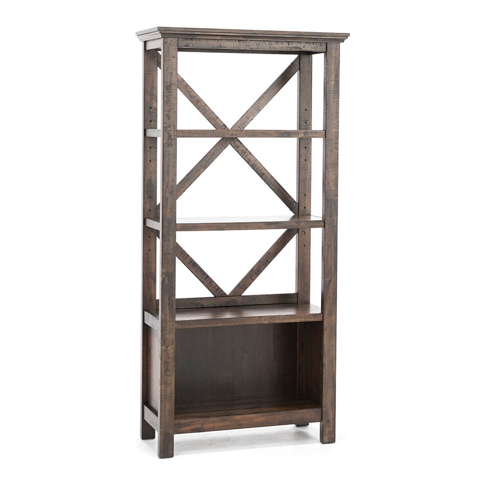 ashy brown bookcase   