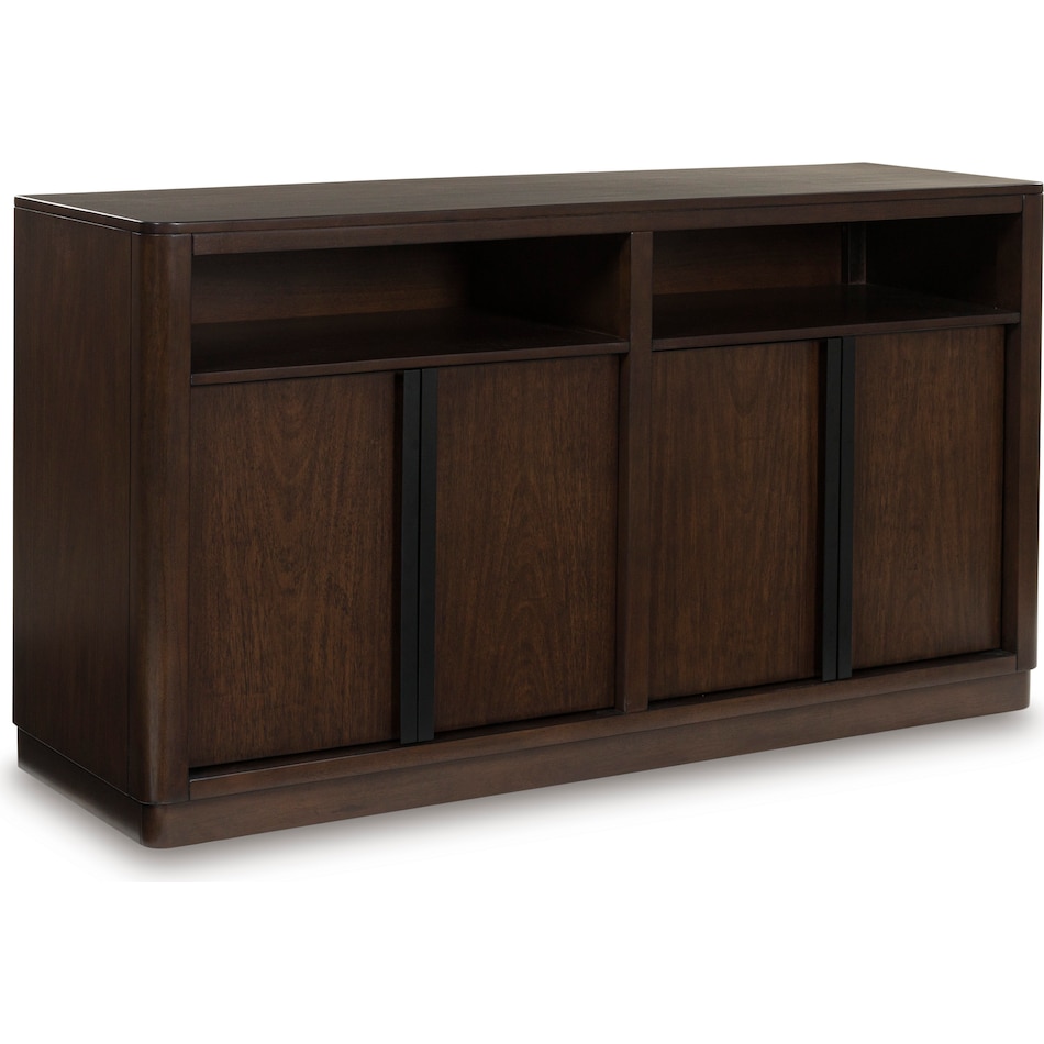 ashy brown buffet server sideboard   