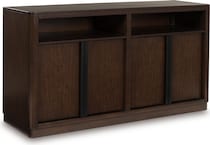 ashy brown buffet server sideboard   