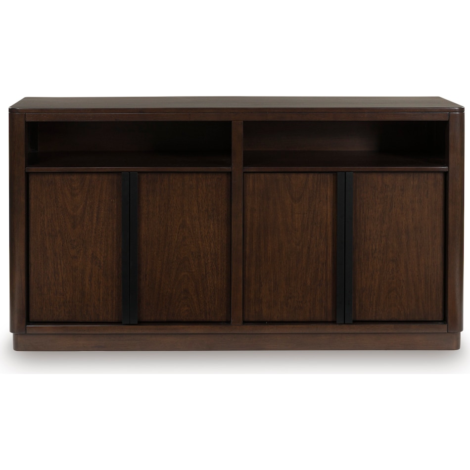 ashy brown buffet server sideboard   
