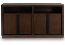 ashy brown buffet server sideboard   