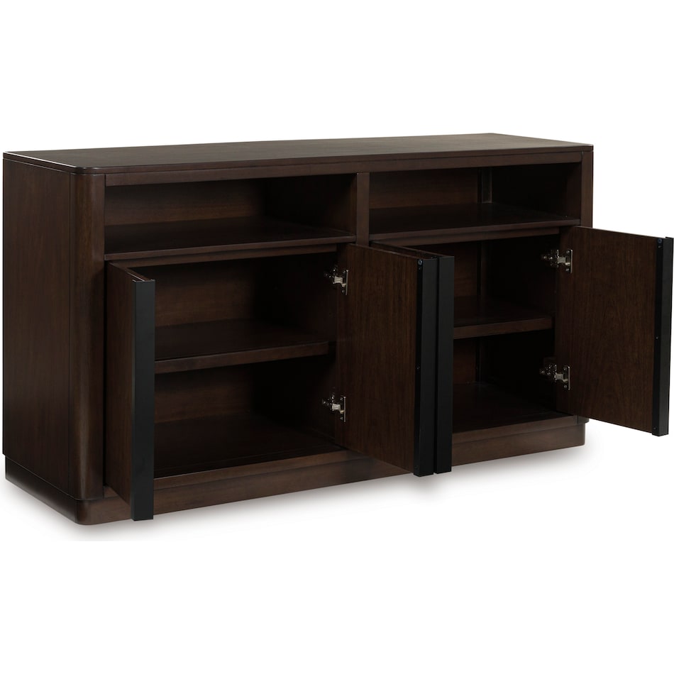 ashy brown buffet server sideboard   
