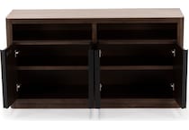 ashy brown buffet server sideboard   