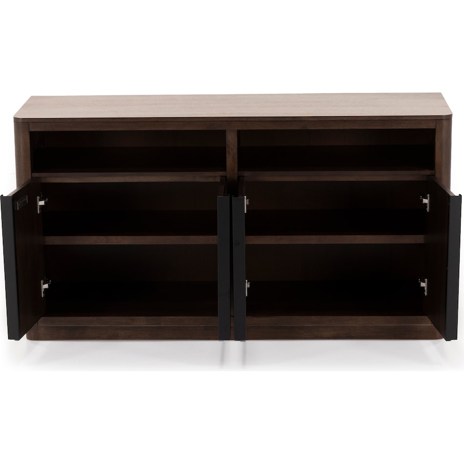 ashy brown buffet server sideboard   