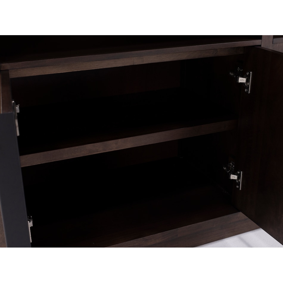 ashy brown buffet server sideboard   
