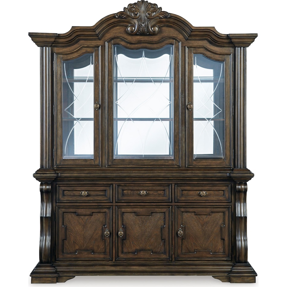 ashy brown buffet server sideboard p  