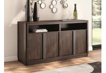 ashy brown buffet server sideboard lifestyle image   